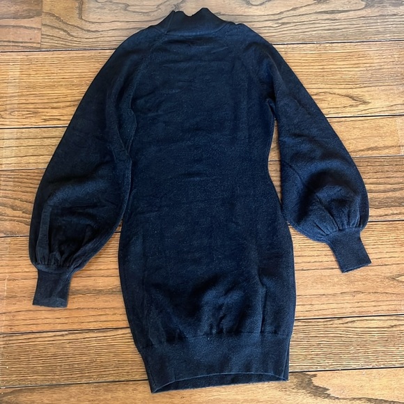 Exlura NEW Mock Neck Bodycon Mini Sweater Dress Size S - Picture 13 of 13